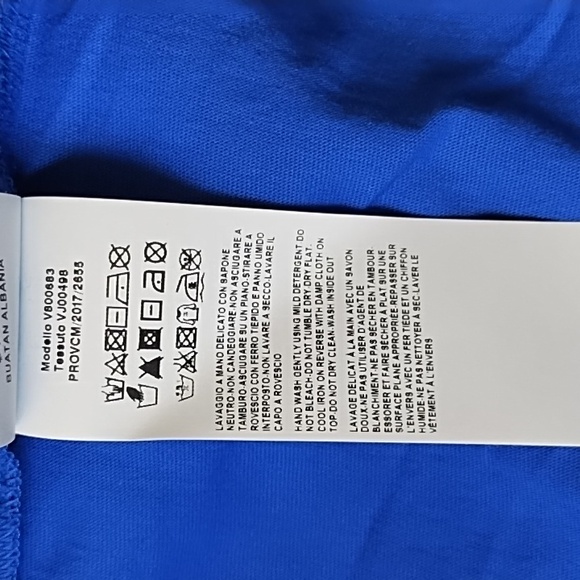 Versace Collection Crew Neck Blue T-shirt - Picture 7 of 7